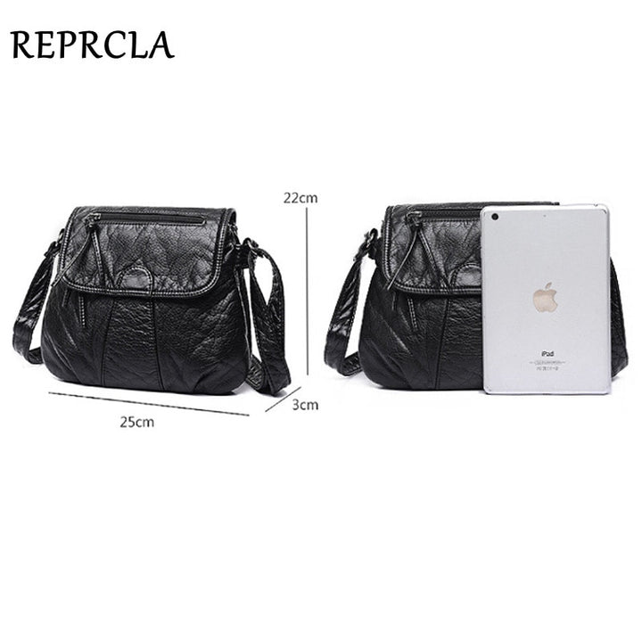 REPRCLA – sacs à bandoulière en cuir PU souple pour femmes, sacoche de styliste de marque, sacs à main de mode de haute qualité - bertofonsi