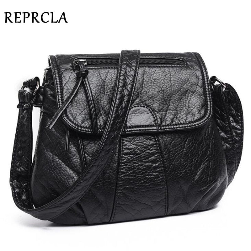 REPRCLA – sacs à bandoulière en cuir PU souple pour femmes, sacoche de styliste de marque, sacs à main de mode de haute qualité - bertofonsi