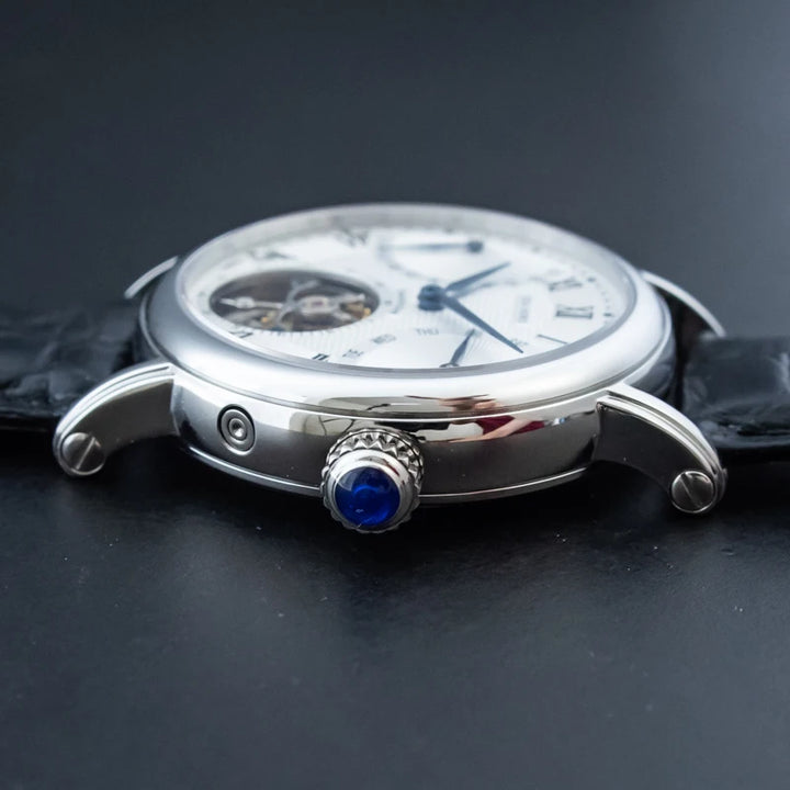 Seakors watch Seagul tourbillon movement ST8004 men top brand mechanical watch luxury sapphire wristwatch gifts band business - bertofonsi