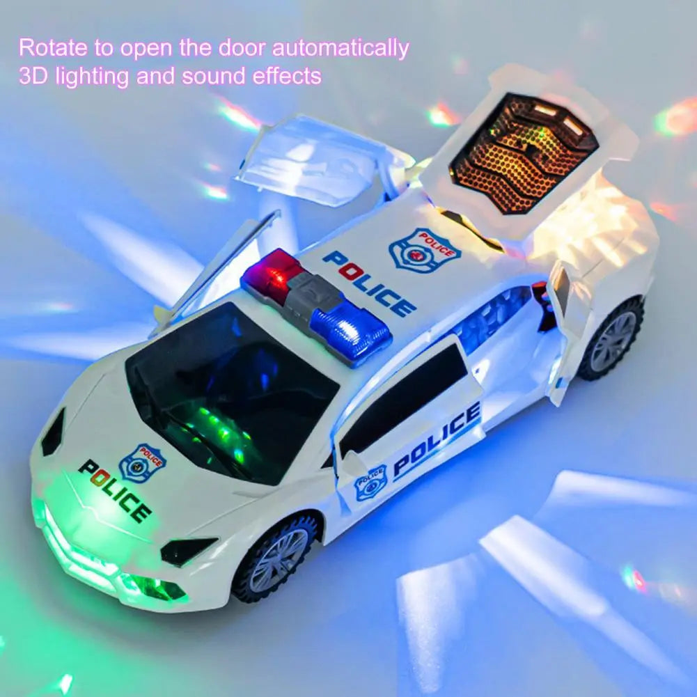 Electric Dancing Deformation Rotating Universal Police Car Toy Car Boy Toy Child Kid Girl Car Christmas Birthday Gift - bertofonsi