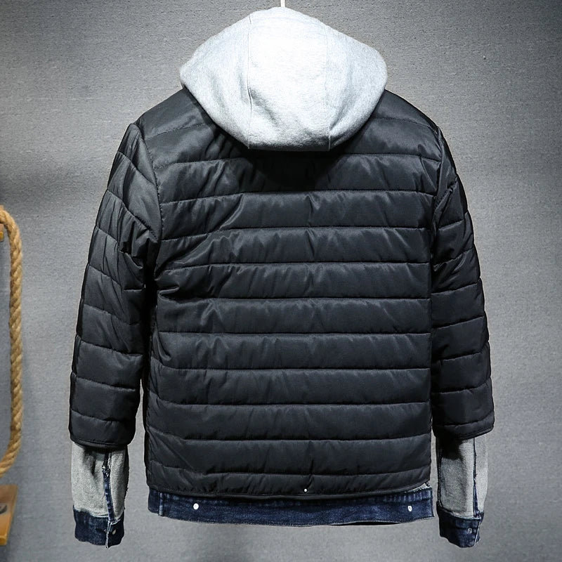 2023 Men Black/blue Winter Jean Jackets Outerwear Warm Denim Coats New Liner Thicker Winter Wool Large Size m-4xl - bertofonsi