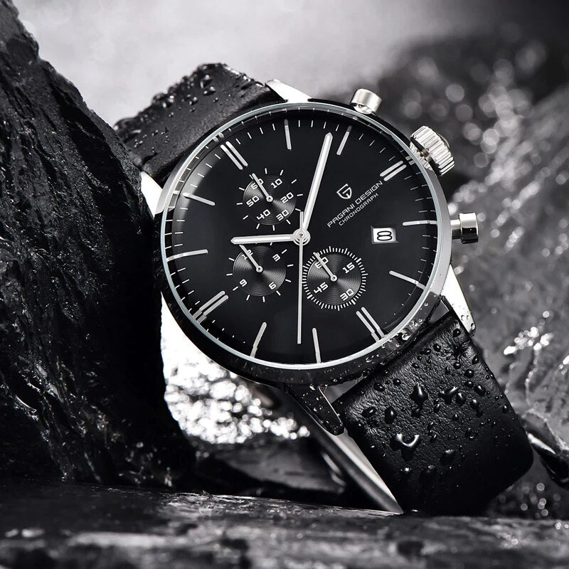 2023 New PAGANI DESIGN Brand Luxury Watches For Men Automatic Date Watch Waterproof Chronograph VK67 Movement Relogio Masculino - bertofonsi