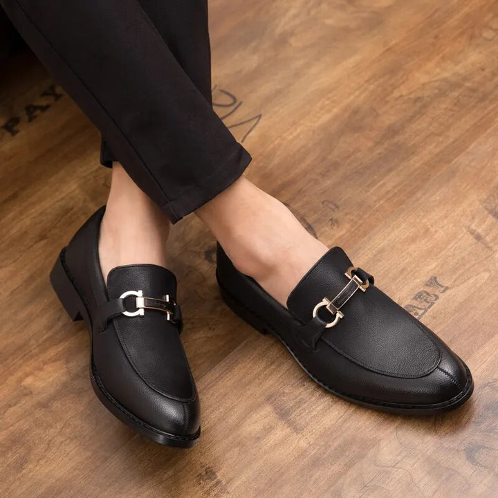 Men Casual Shoes Comfortable Flats Leather Shoes outdoor Non-slip Breathable Fashion moccasins Sneakers Casual Boat Shoes p4 - bertofonsi