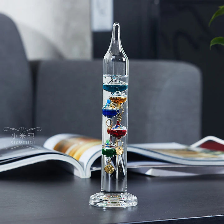Colorful Ball Thermometer Office Decoration Living Room Wine Cabinet Decoration Creative Home Decoration Birthday Gift - bertofonsi