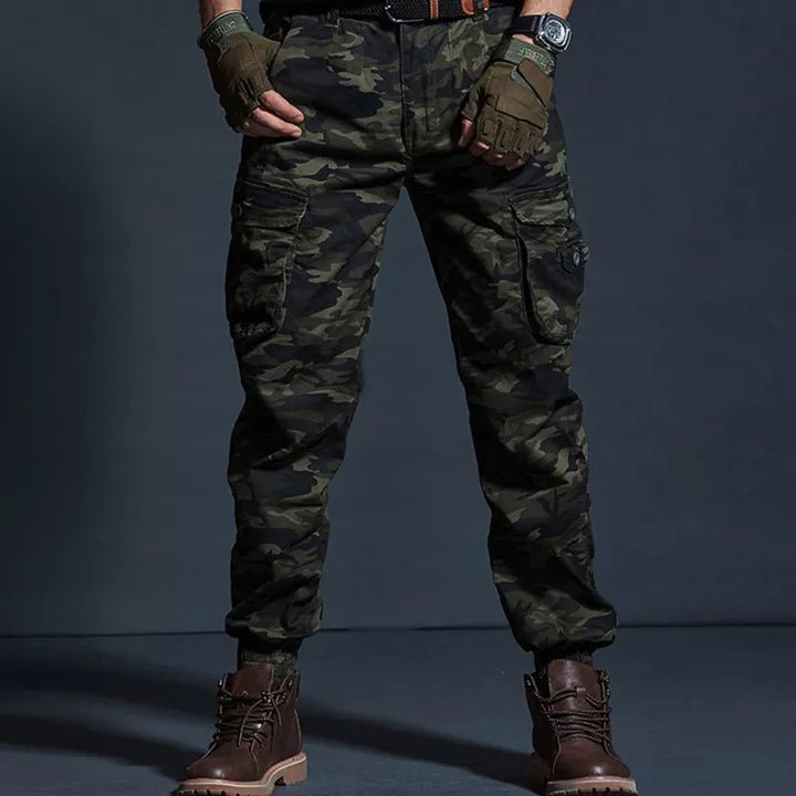 High Quality Khaki Casual Pants Men Military Tactical Joggers Camouflage Cargo Pants Multi-Pocket Fashions Black Army Trousers - bertofonsi