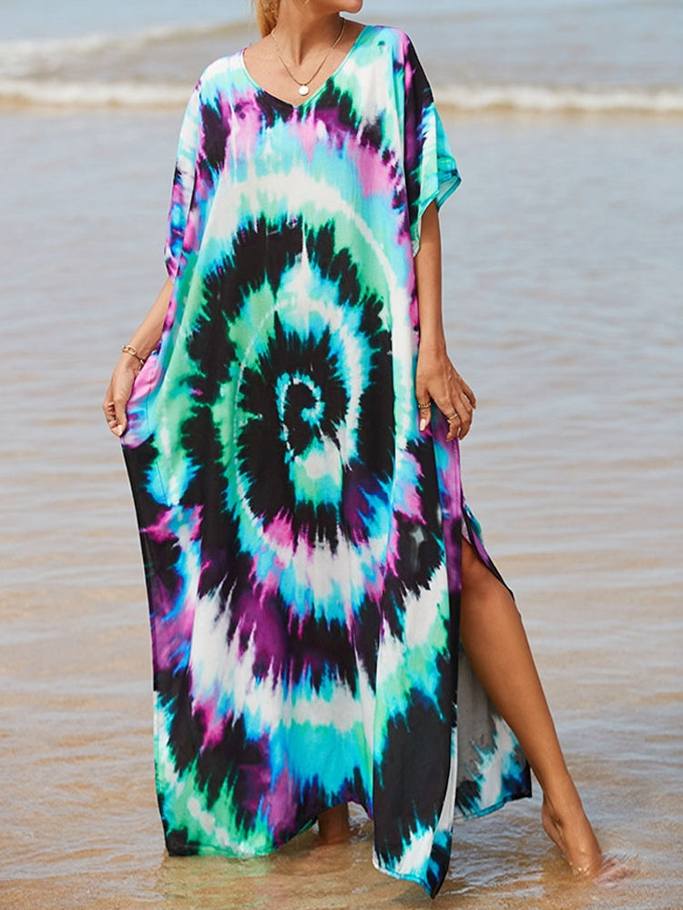2023 New Large Size Slim Looking Elegant Long Dress Women's Thailand Sanya Travel Seaside Vacation Beach Dress Robe - bertofonsi