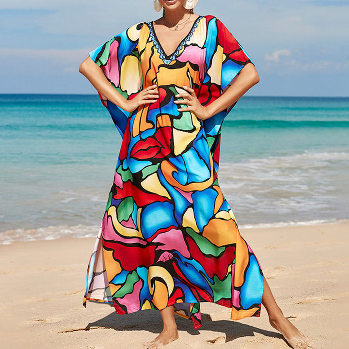 2023 New Arrival Fancy Stunning Elegant Women's Vacation Beach Dress Summer Dress for Hainan Sanya Seaside - bertofonsi