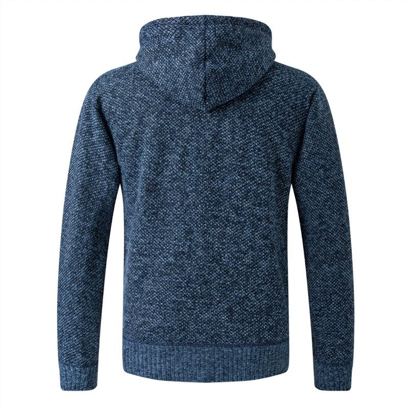 Cardigan Sweaters for Man Sweater Men Woollen Jacket Hoodies - bertofonsi