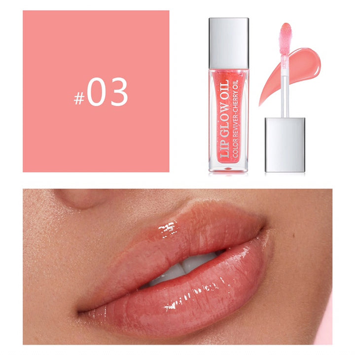 Cherry Blossom Crystal Pearl Liquid Non-Decolorizing Lip Gloss - bertofonsi