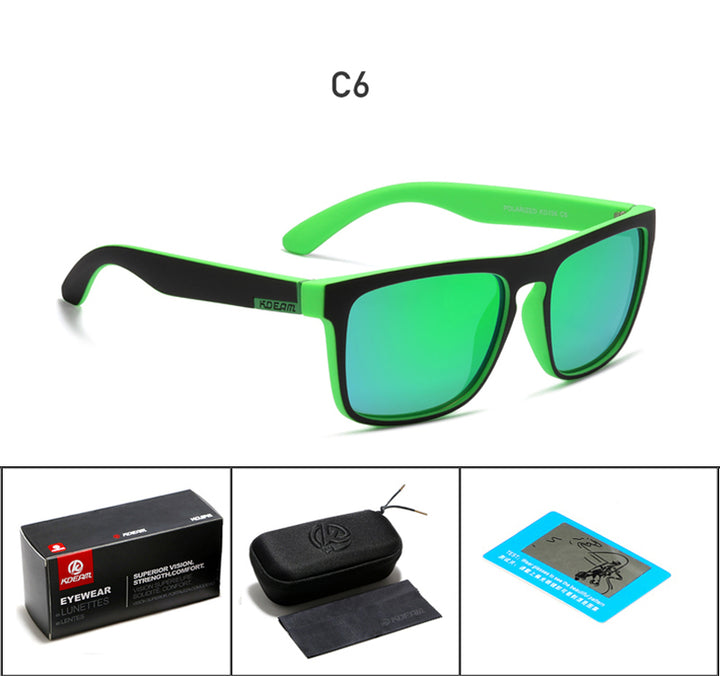 Sunglasses Foreign Trade Cycling Fashion Colorful Polarized Sunglasses - bertofonsi