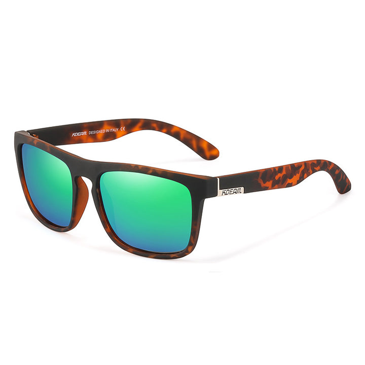 Foreign Trade Sports Square Frame Sunglasses Polarized Sunglasses Driving Driving Polarized Light Sun Glasses - bertofonsi