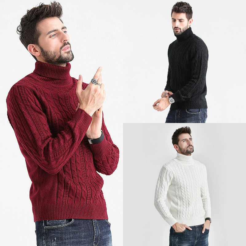Fashionable All-Match Men's Knitwear Sweater Pullover - bertofonsi