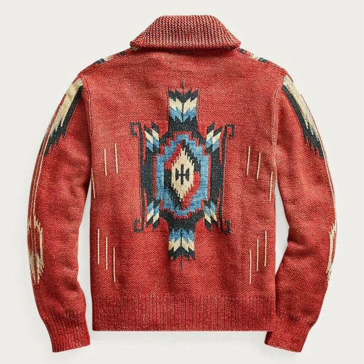 Autumn Men Fashion Lapel Sweater Casual Knitted Thick Jacket - bertofonsi