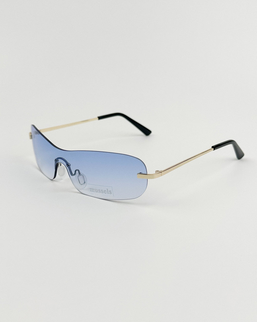 404 Shop Retro Small Frame Metal Oval Light Blue Sunglasses Anti-UV Yk2 Medieval Sun Glasses Cool for Men and Women - bertofonsi
