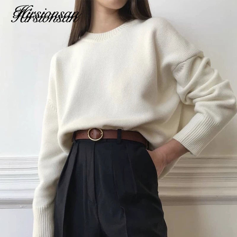 Sweaters Knitted Sweater Women Top Korean Fashion Wool Warm - bertofonsi