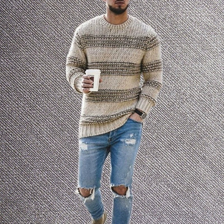 Mens Clothes Casual Men Man O-Neck for Sweater Sweaters - bertofonsi