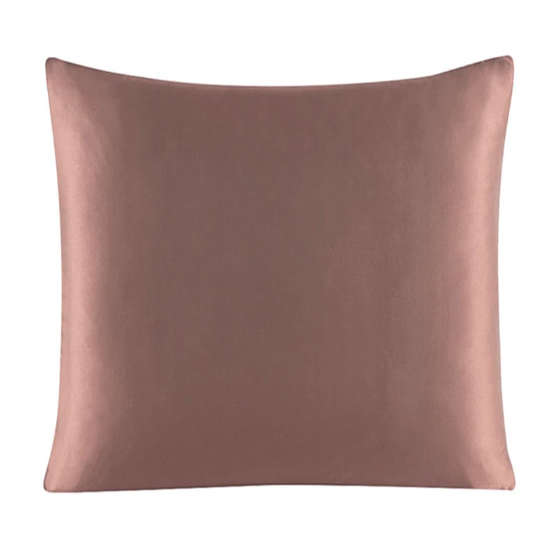 22 Momme 100% Silk Cushion Cover Decorative Pillows 45x45cm 70x70cm Pillow Case Home Decoration Funda Cojin For Living Room - bertofonsi
