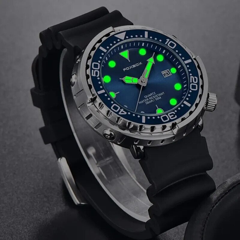 2023 Casual Men Watches for Men Top Brand Luxury Silicone Sport Watch Men Quartz Date Clock Waterproof Wristwatch Chronograph - bertofonsi