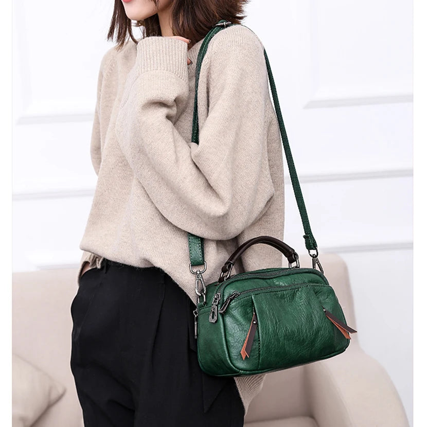 Luxury Women Handbags Designer Brand Leather Shoulder Bag Female Fashion Crossbody Bags for Women Clutch Purse Sac A Main 2019 - bertofonsi