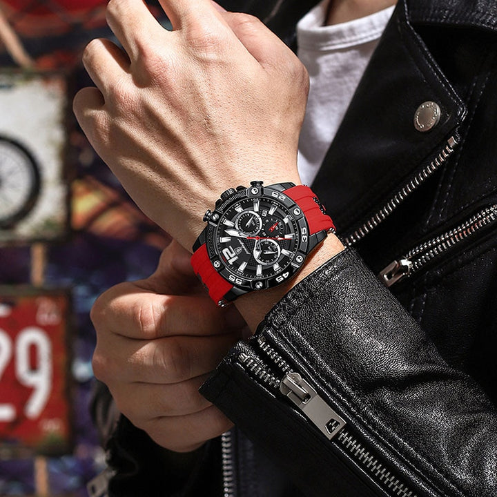 POEDAGAR Outdoor Sport Watches For Men Luxury Silicone Strap Luminous Stopwatch Brand Watch Man Waterproof Cool Clocks Date 2023 - bertofonsi