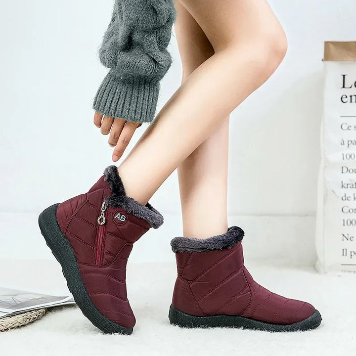 Winter Women Boots Thick Bottom Ankle Boots Women Waterproof Boots Fashion Women Shoes Light Ankle Botas Mujer Warm Winter Boots - bertofonsi
