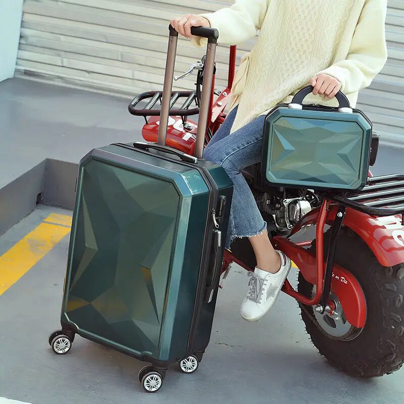 22/24/26/28 inch Trolley luggage bag rolling luggage case travel suitcase on wheels 20 inch fashion carry on cabin Luggage - bertofonsi