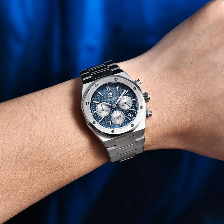 PAGANI DESIGN 2023 New Top Brand 40mm Men's Quartz Watch Sapphire 200m Waterproof Automatic Watch Men Luxury Chronograph Relogio - bertofonsi