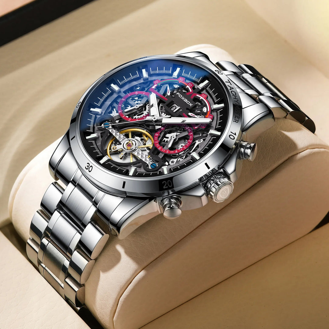 TEVISE New Skeleton Watches Mechanical Automatic Watch Men Tourbillon Sport Clock Casual Business Wrist Watch Relojes Hombre - bertofonsi