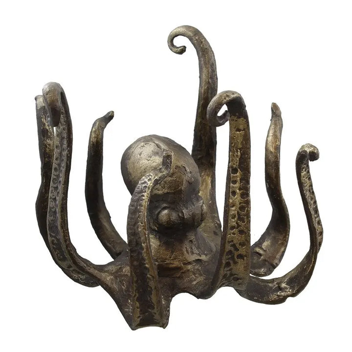 Octopus Mug Holder Tea Cup Holder Large Decorative Resin Octopus Table Topper Statue Desktop Home Decoration Dropshipping - bertofonsi