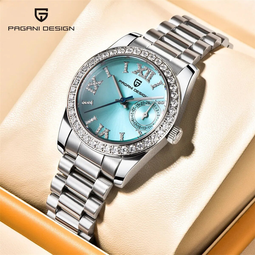 PAGANI DESIGN 2023 New 32MM Women's Wristwatch Elegant Luxury Quartz Watch For Women Fashion Waterproof Watches Sapphire Clock - bertofonsi