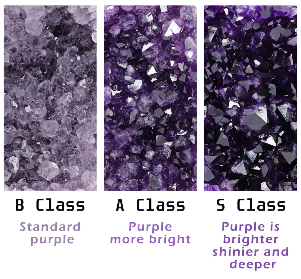 Natural Raw Amethyst Geode Purple Crystal Quartz Cluster Dream Energy Healing Thunder Egg Wholesale Home Decoration - bertofonsi