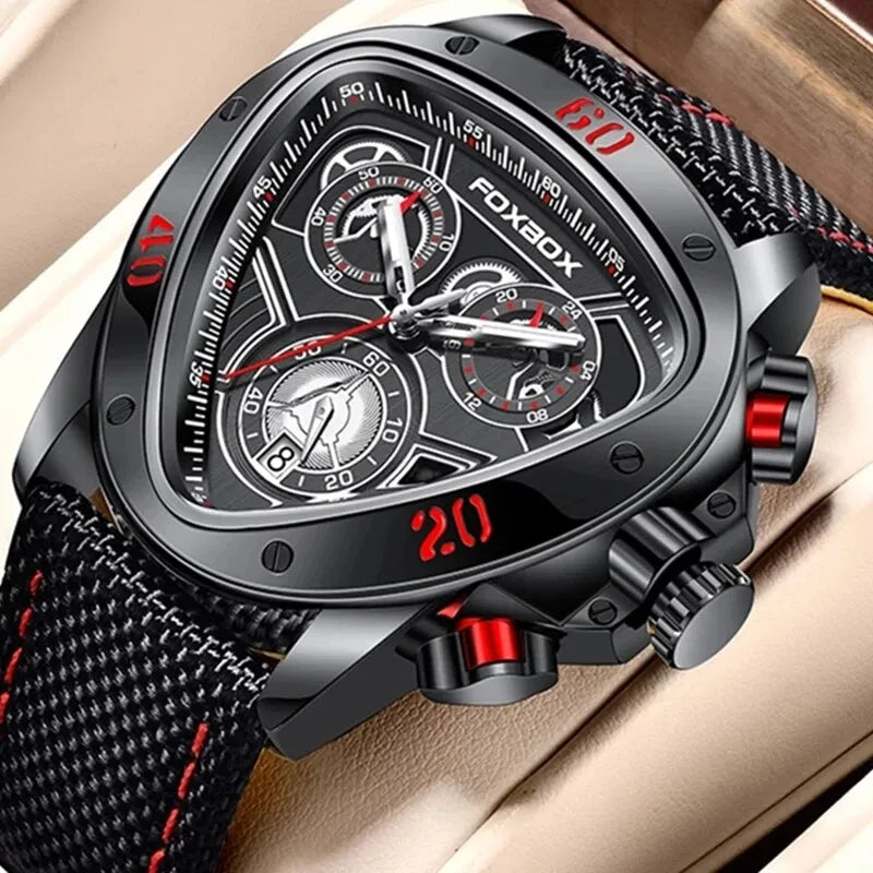 2023 Top Brand Luxury Big Dial Chronograph Quartz Watch Men Sports Watches Military Male Wrist Watch Clock Man Relogio Masculino - bertofonsi