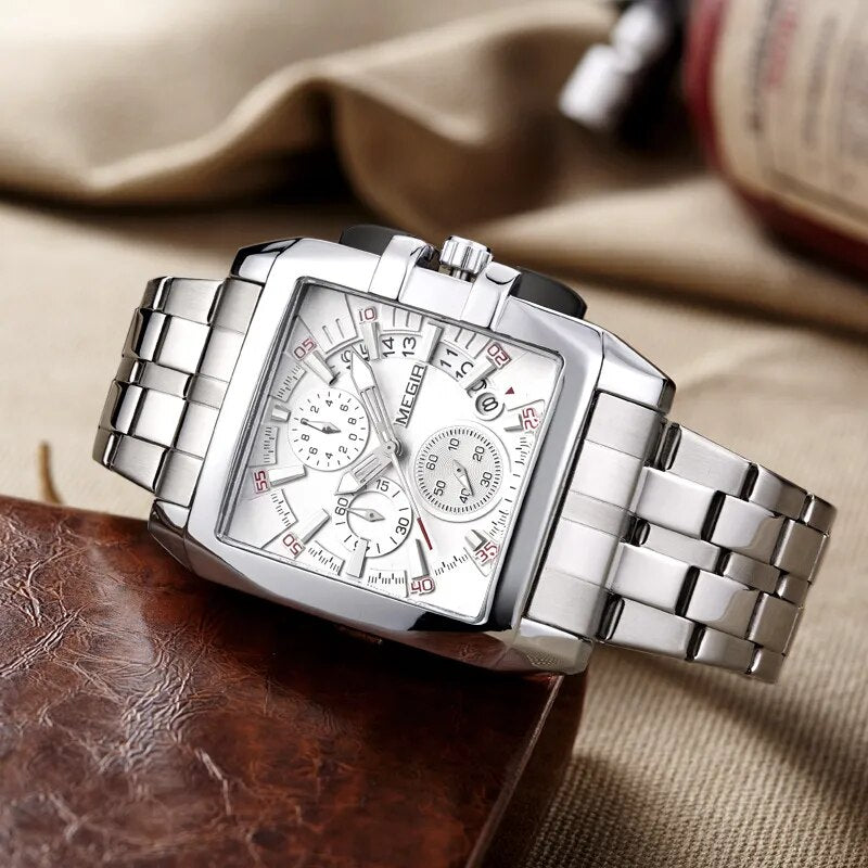 MEGIR Sport Watch Men Blue Silicone Chronograph Quartz Man Watches Clock Luxury Brand Wristwatch Relogio Masculino Reloj Hombre - bertofonsi