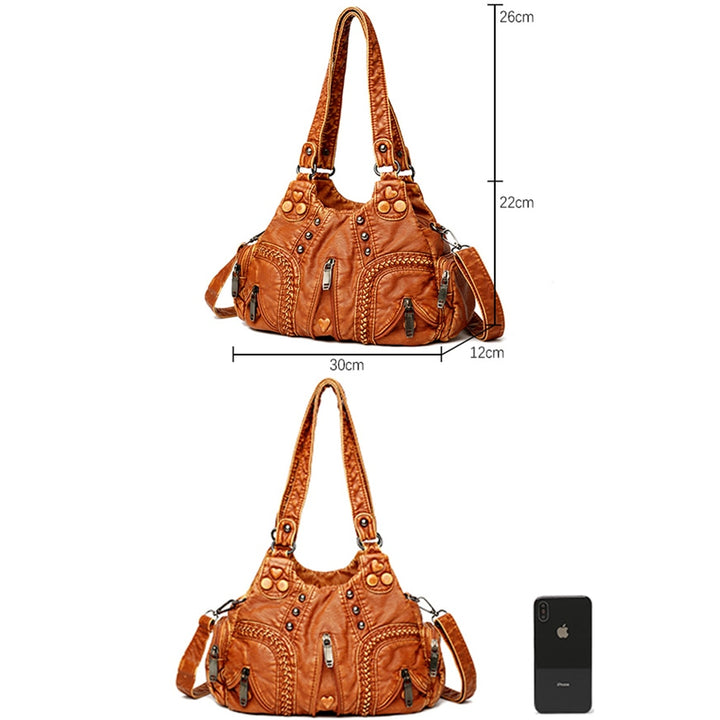 Luxury Handbags Women Bags Designer Large Capacity Crossbody Female Shoulder Bag Ladies Leather Messenger Bag Casual Tote Bags - bertofonsi