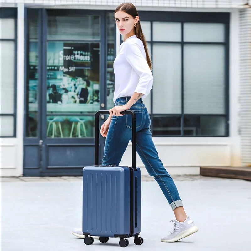 22/24/26 inch Trolley luggage case,rolling luggage 20 inch carry on luggage Travel suitcase on Women Universal wheels valises - bertofonsi