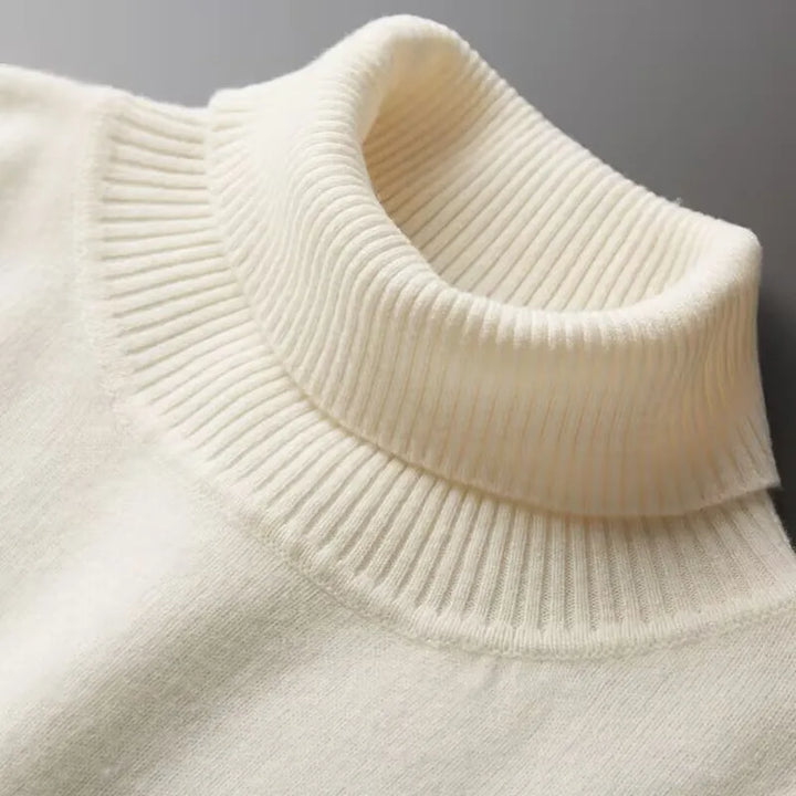 100% Merino Wool Cashmere Sweater Women Knitted Sweater Turtleneck Long Sleeve Pullovers Autumn Winter Clothing Warm Jumper Tops - bertofonsi