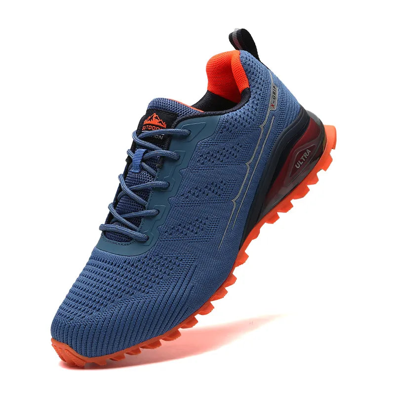 Big Size 40-50 Men's Trail Running Shoes Casual Lightweight Breathable Mesh Tennis Shoes Outdoor Walking Jogging Sneakers - bertofonsi