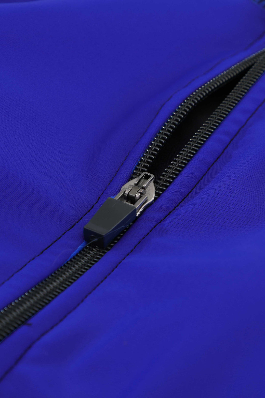 Color Block Half Zip Long Sleeve One-Piece Swimsuit - bertofonsi