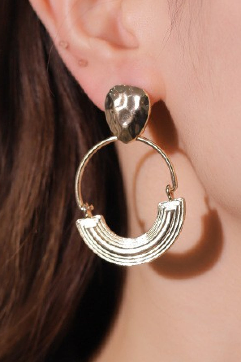 18K Gold-Plated Drop Earrings - bertofonsi