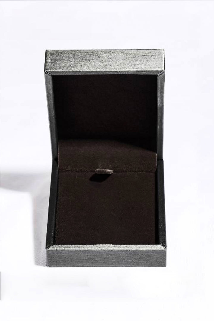 925 Sterling Silver 1 Carat Moissanite Heart Pendant Necklace - bertofonsi