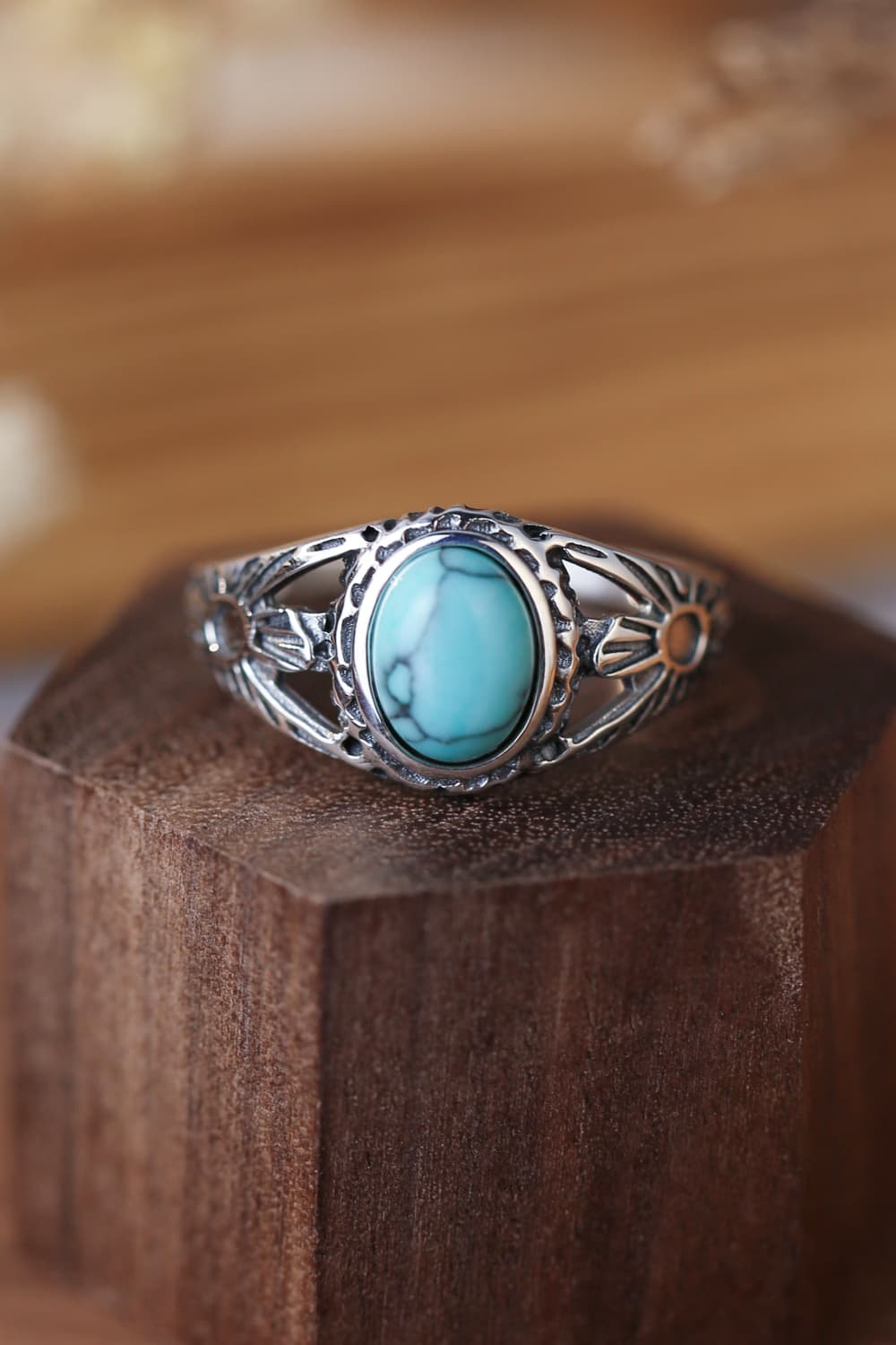 Turquoise 925 Sterling Silver Ring - bertofonsi
