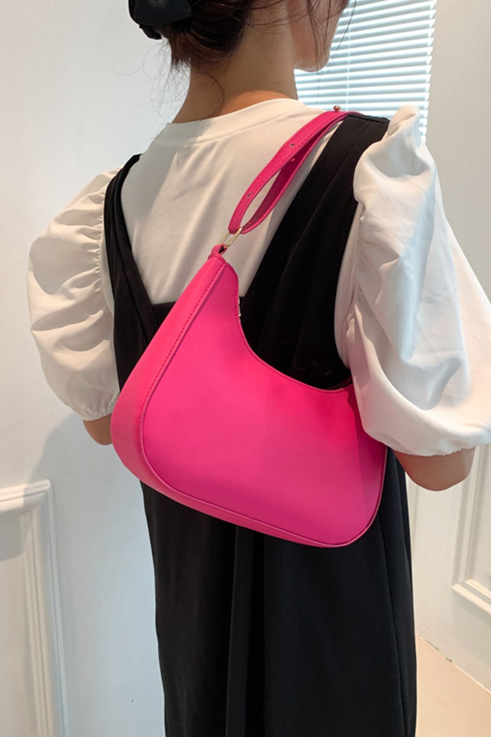 PU Leather Shoulder Bag - bertofonsi