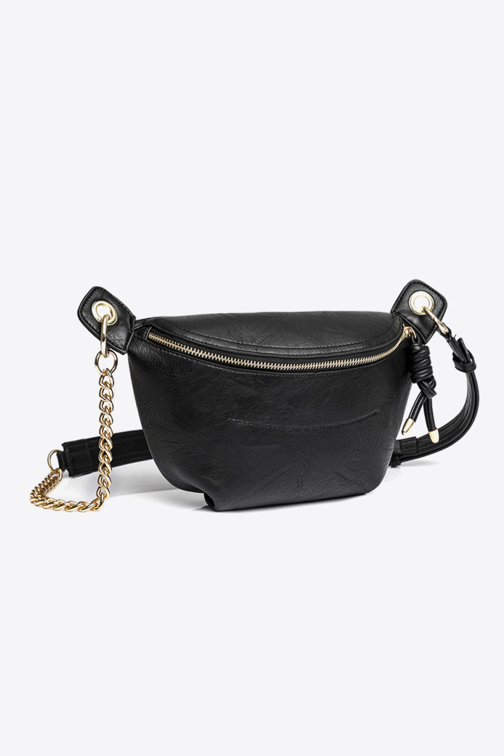PU Leather Chain Strap Crossbody Bag - bertofonsi