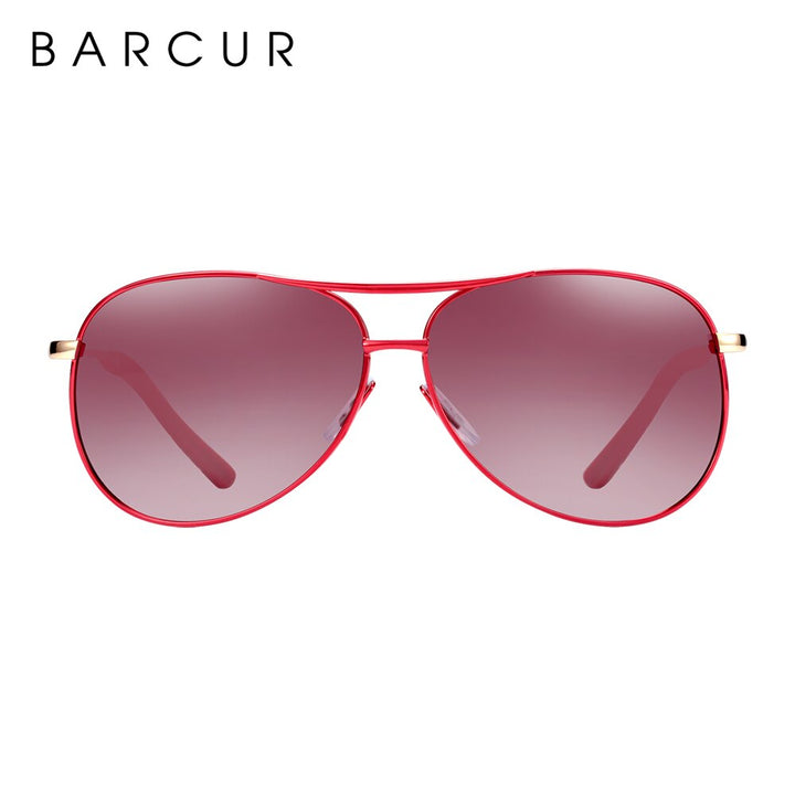 BARCUR Men Gradient Women Sunglasses Polarized Sun glasses for Men Pilot Gafas Oculos De Sol Masculino - bertofonsi