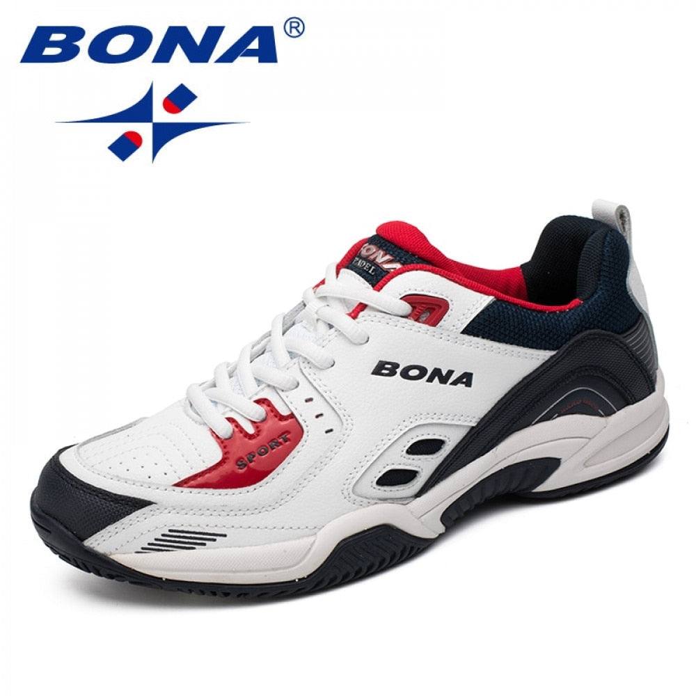 BONA New Popular Style Men Tennis Shoes Outdoor Jogging Sneakers Lace Up Men Athletic Shoes Comfortable Light Soft Free Shipping - bertofonsi