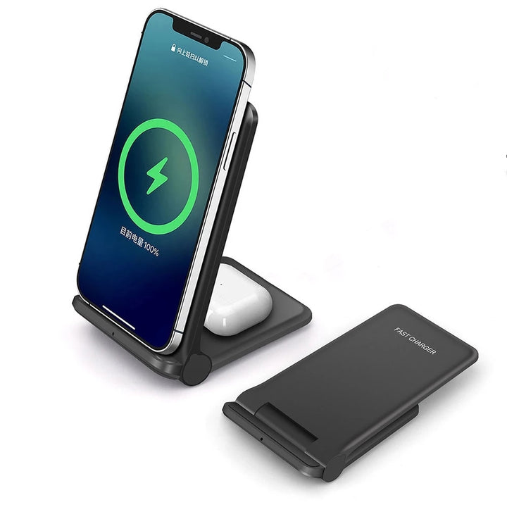 FDGAO 20W 3 in 1 Wireless Charger for Apple Watch 8 7 6 SE iPhone 14 13 12 11 Pro XS XR X 8 Samsung S22 Fast Charging Stand - bertofonsi
