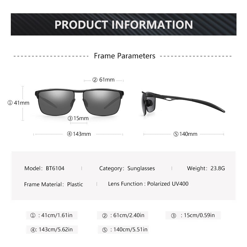 ZENOTTIC Metal Men Sunglasses Polarized UV400 Protection for Driving Fishing Hiking Golf Everyday Use - bertofonsi
