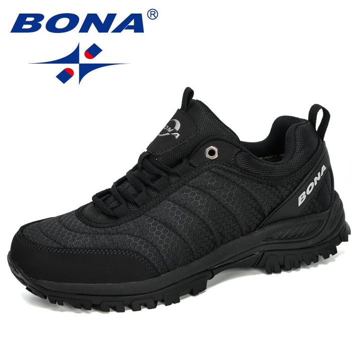 BONA New Arrival Hiking Shoes Man Mountain Climbing Shoes Outdoor Trainer Footwear Men Trekking Sport Sneakers Male Comfy - bertofonsi