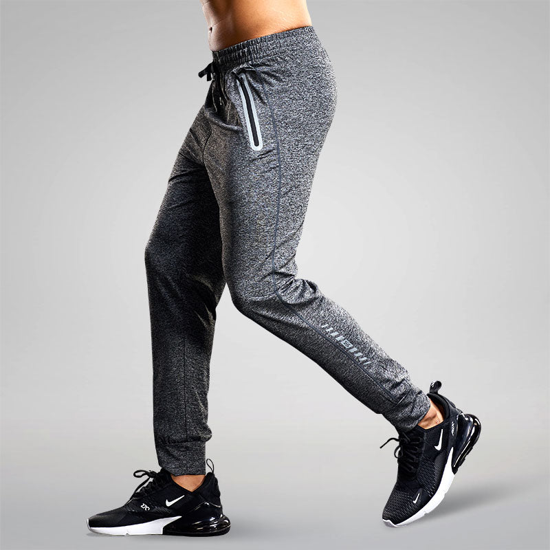 Men&#39;s Running Pants  Quick-Dry Thin Casual Trousers Sport Pants With Zipper Pockets  Sportswear Running  Jogging Sportpants - bertofonsi