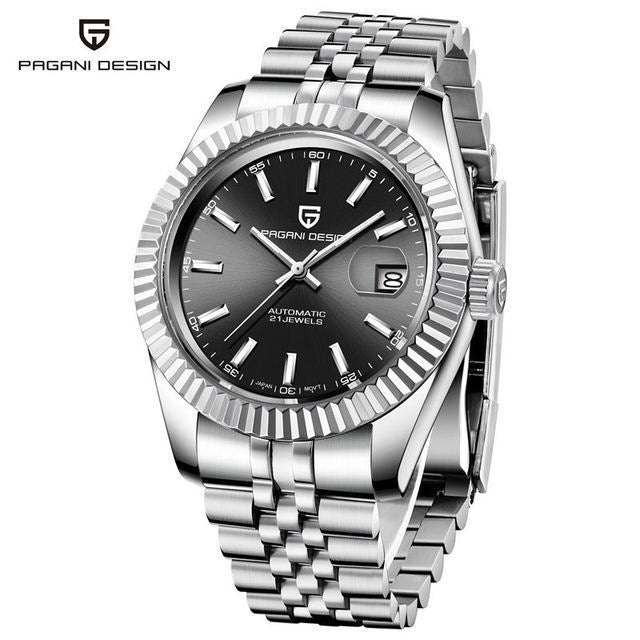 PAGANI DESIGN Men Mechanical Watch Top Brand Luxury Automatic Watch Sport Stainless Steel Waterproof Watch Men relogio masculino - bertofonsi
